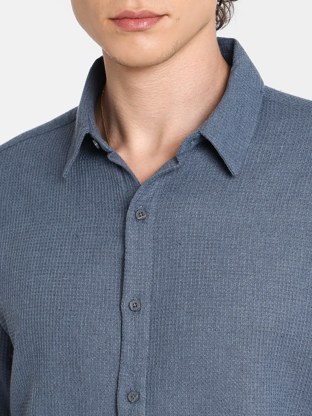 Waffle-Knit Shirt - Image 15