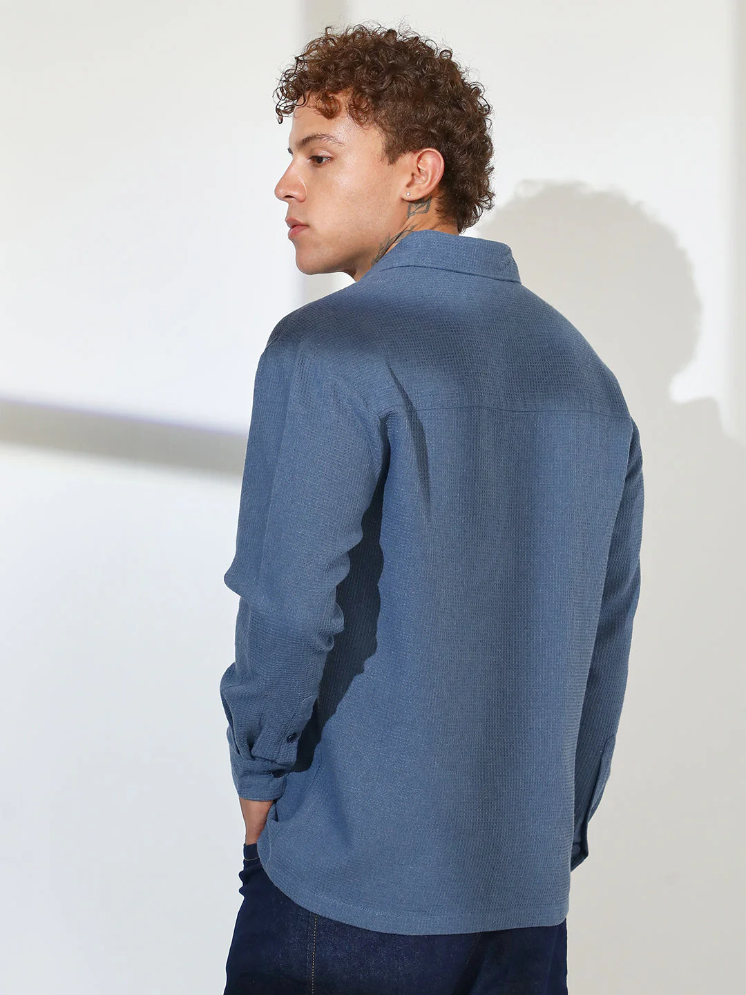 Waffle-Knit Shirt - Image 4