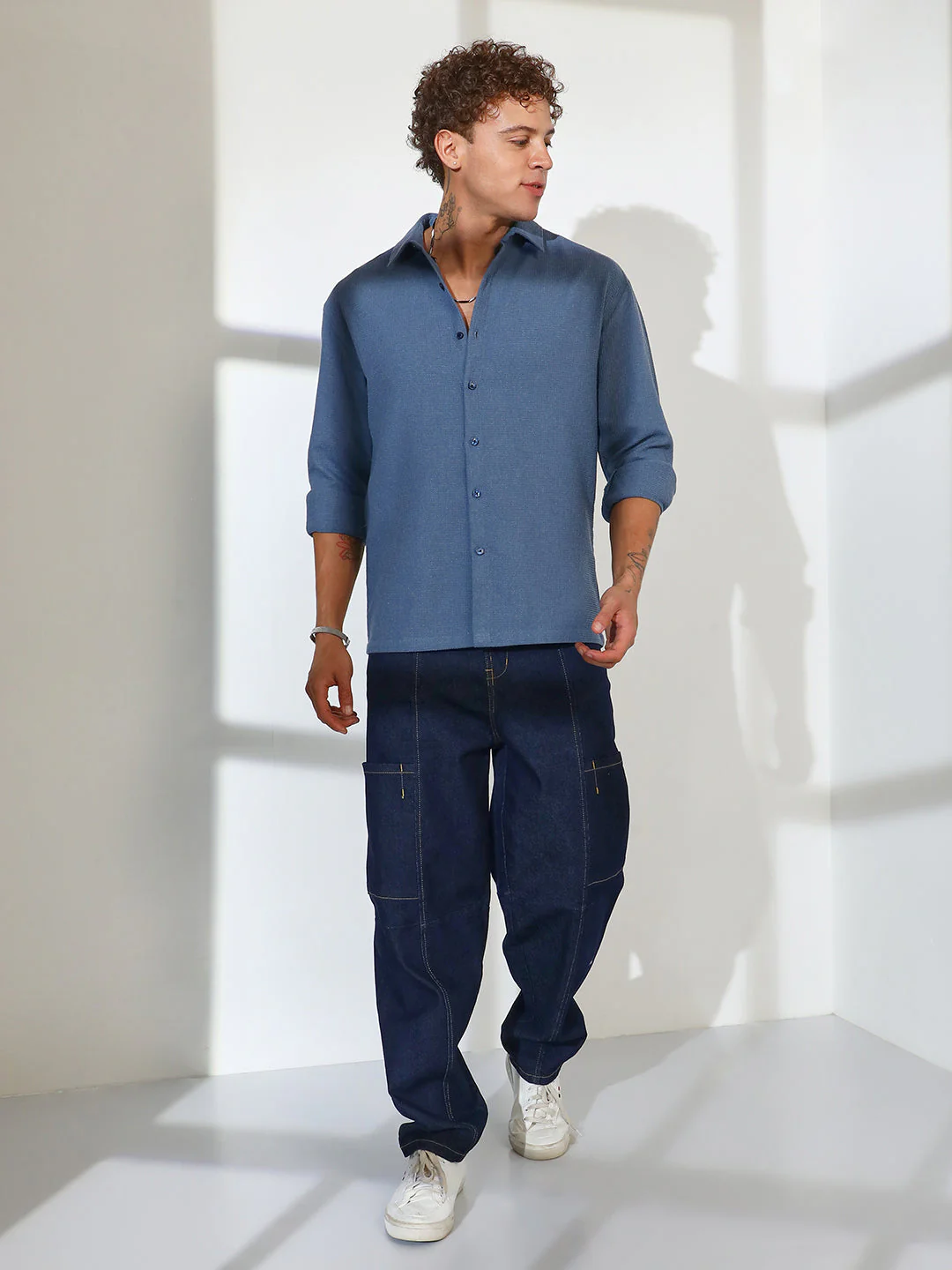 Waffle-Knit Shirt - Image 5