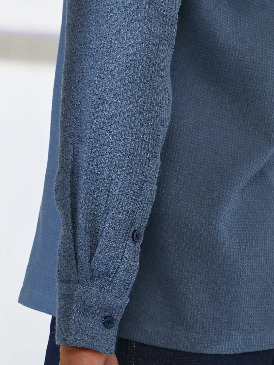 Waffle-Knit Shirt - Image 8