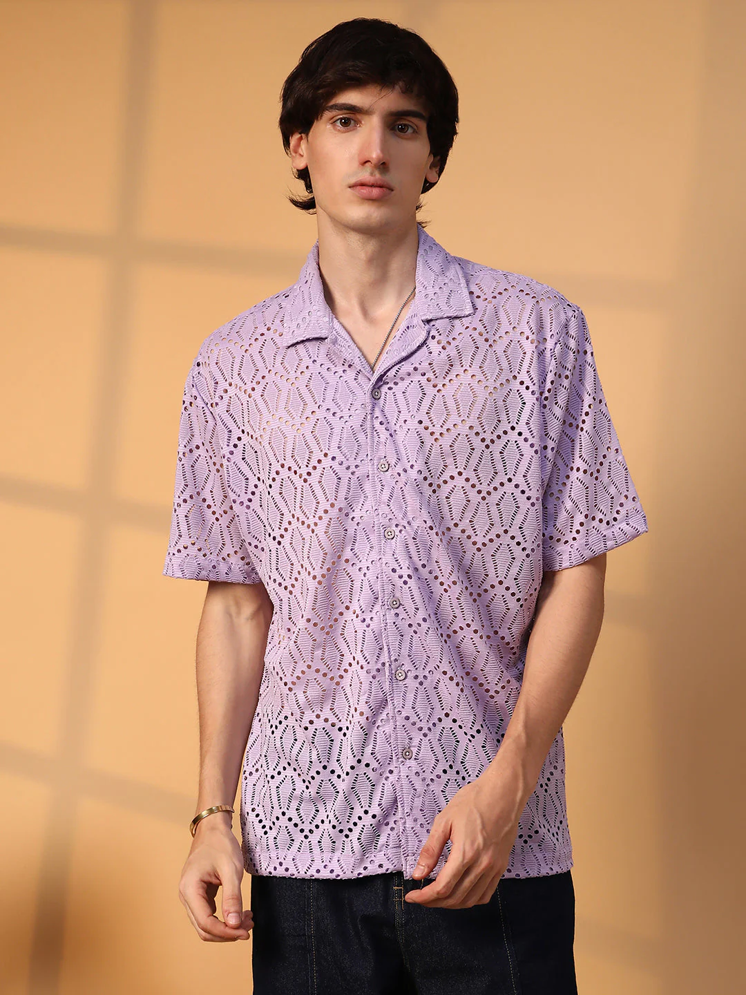 Boho Knit Oversized Shirt - Image 2