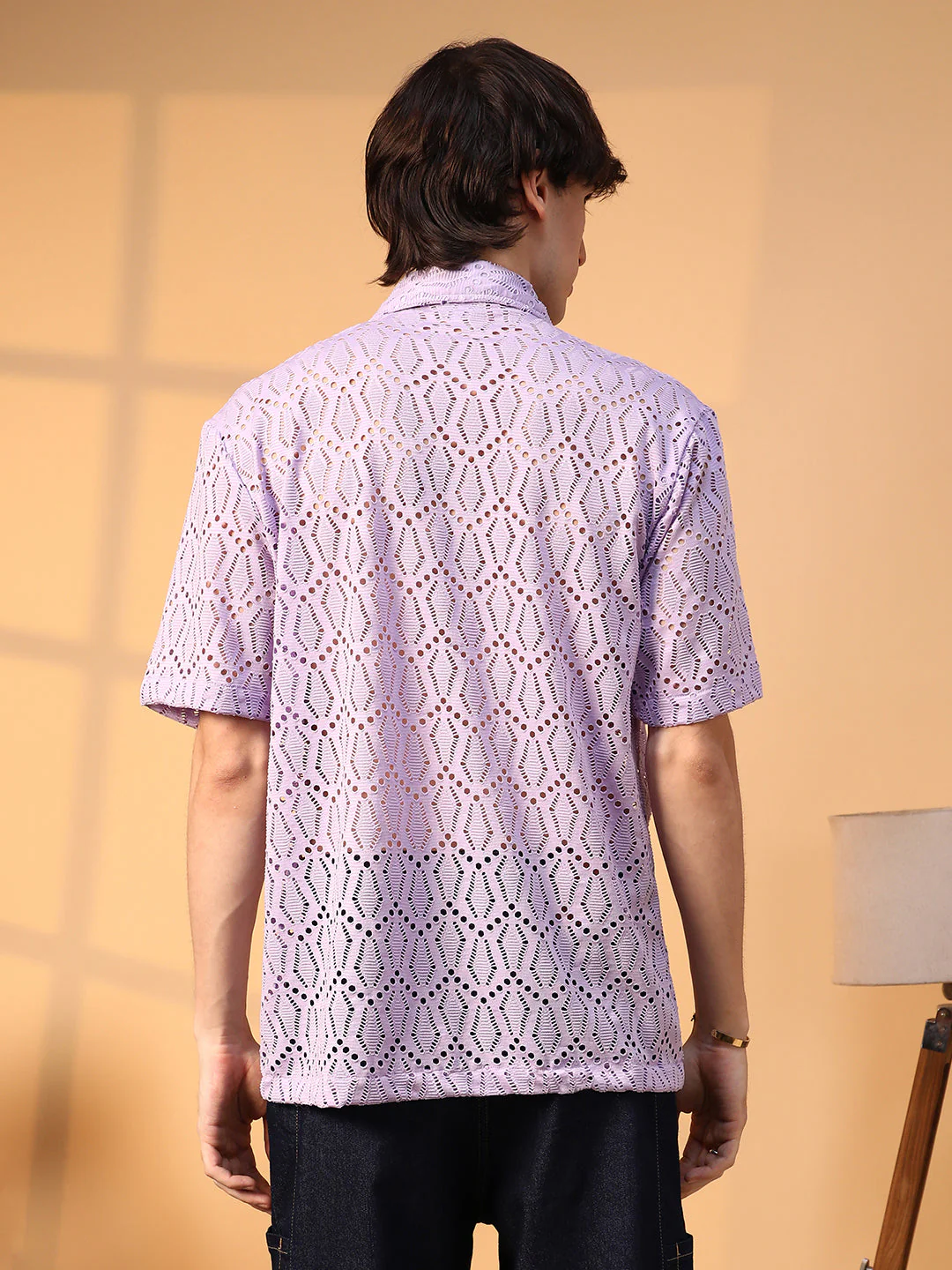 Boho Knit Oversized Shirt - Image 4