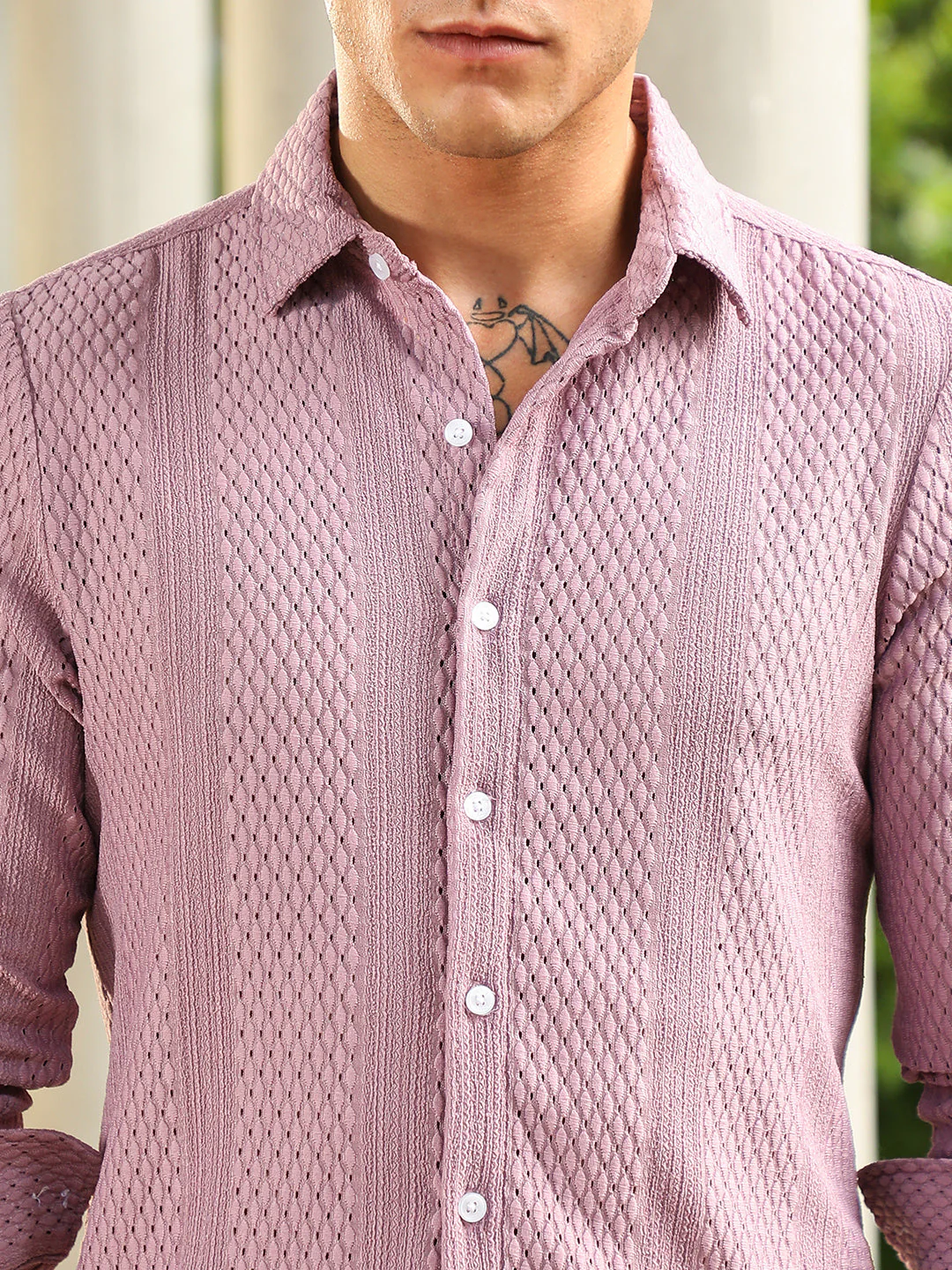 Marquise-Panel Tactile Shirt - Image 7