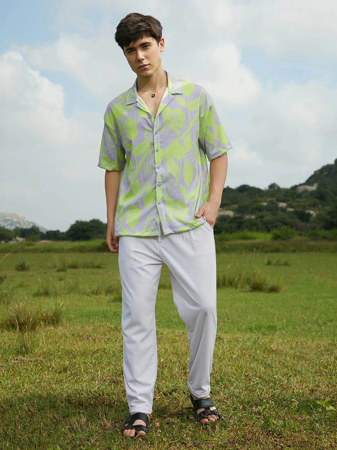 Citrus Botanic Oversized Shirt - Image 5