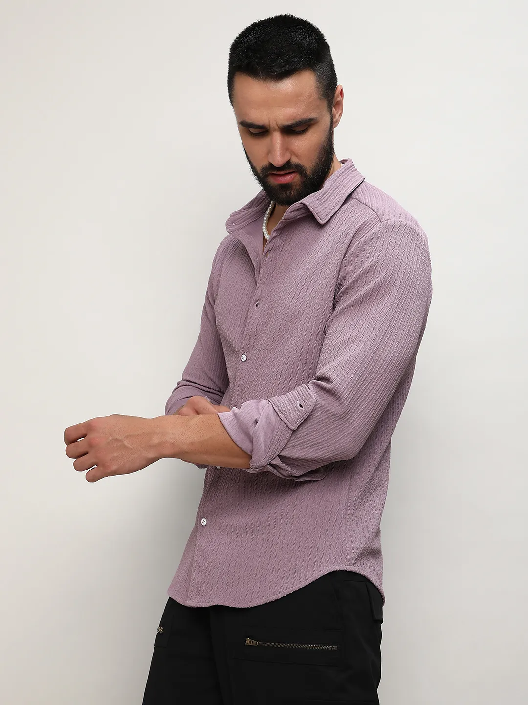 Stripe-Creased Shirt - Image 5