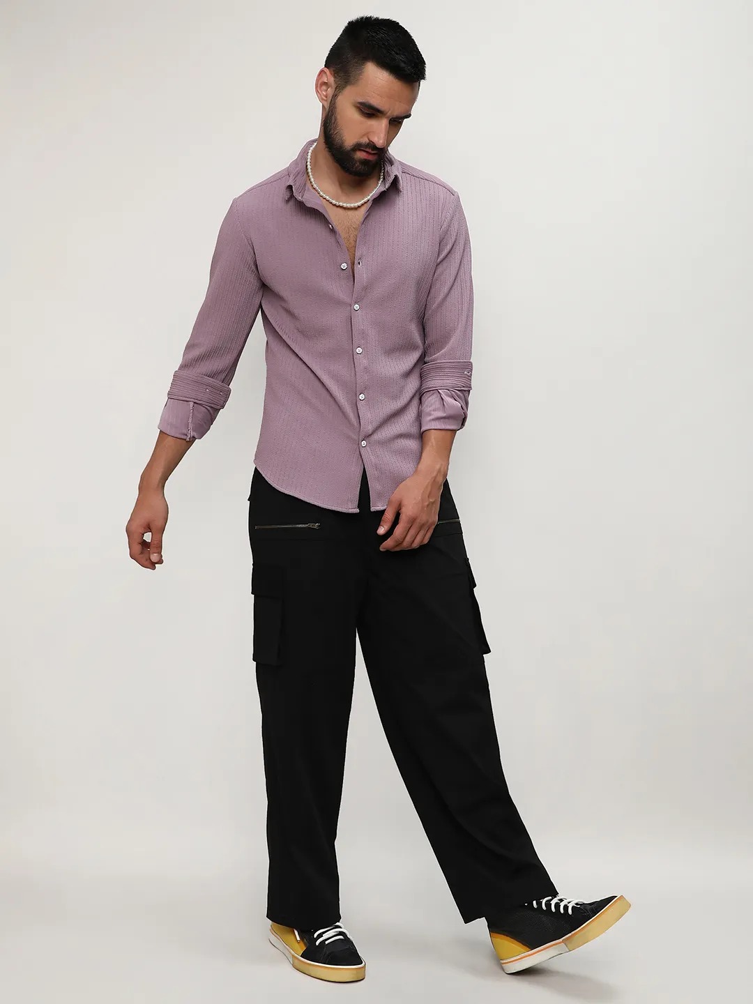 Stripe-Creased Shirt - Image 7