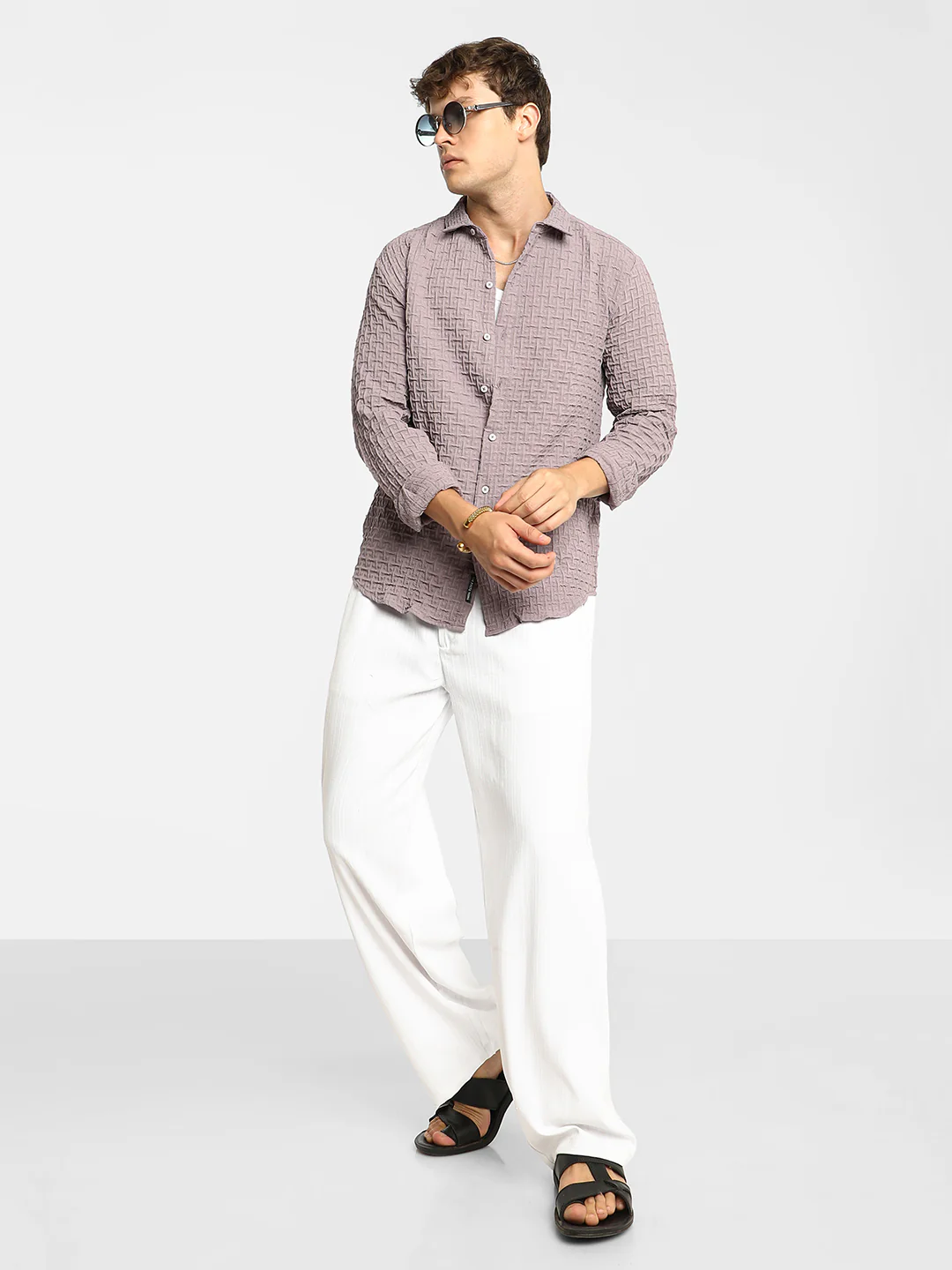 Textured Weave Shirt - Image 14