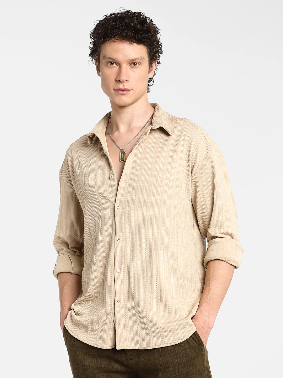 Spear-Textured Shirt - Image 10