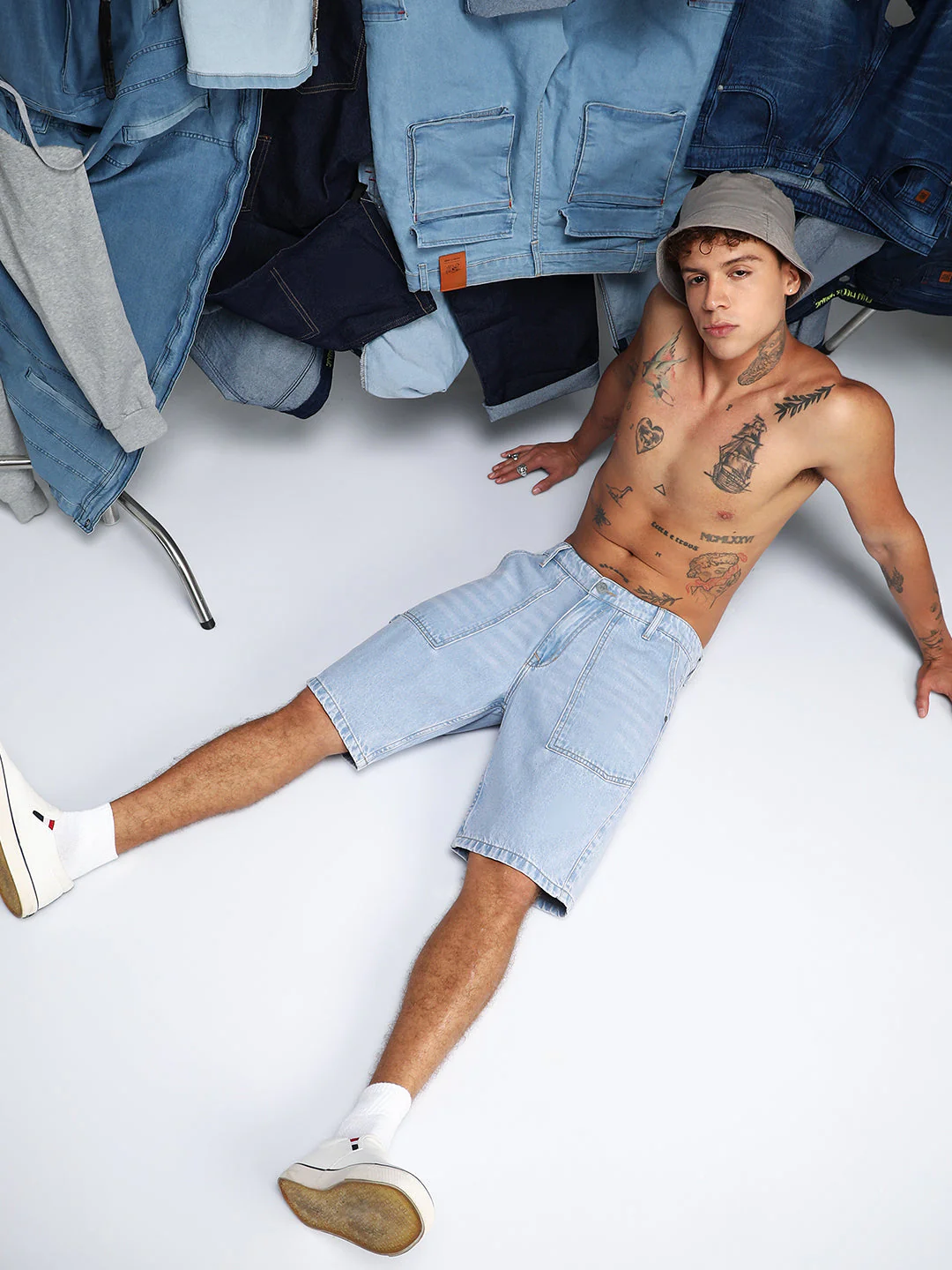 Carpenter Denim Shorts - Image 6