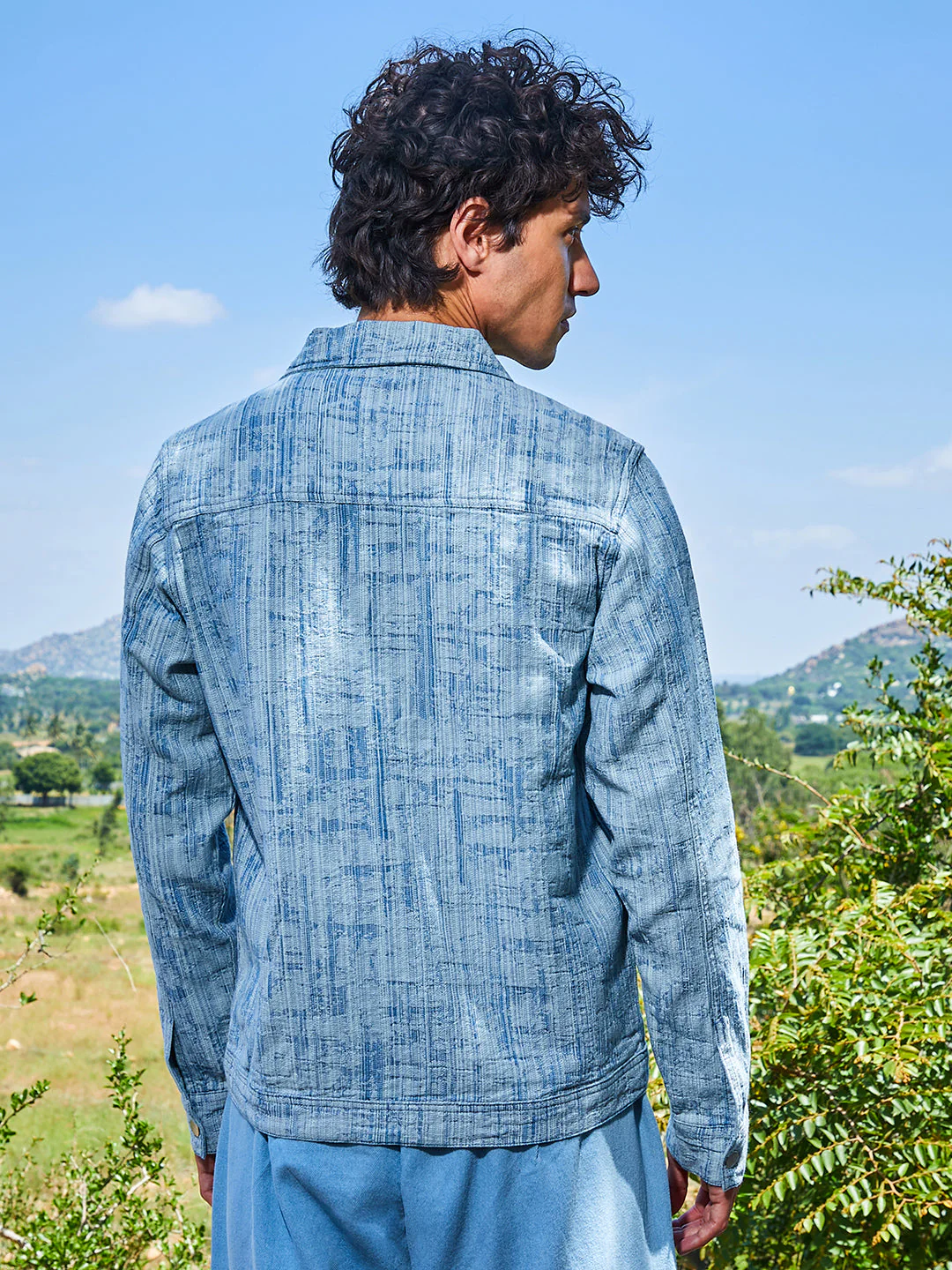 Heavily Washed Denim Jacket - Image 4