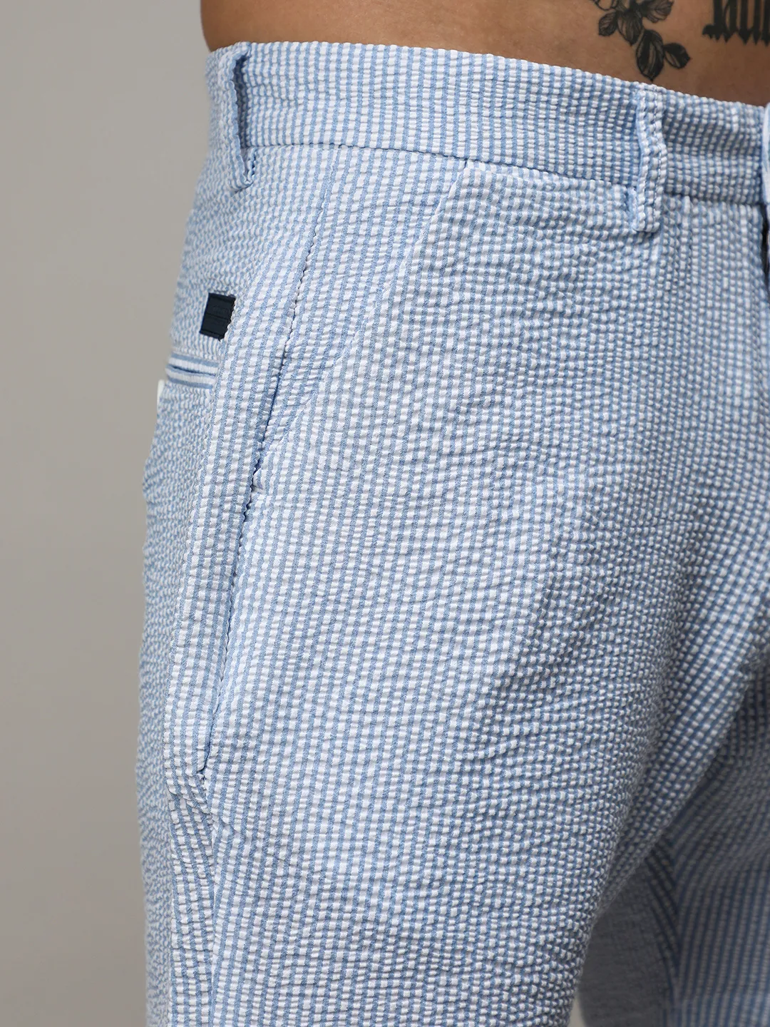 Seersucker Stripe Shorts - Image 7