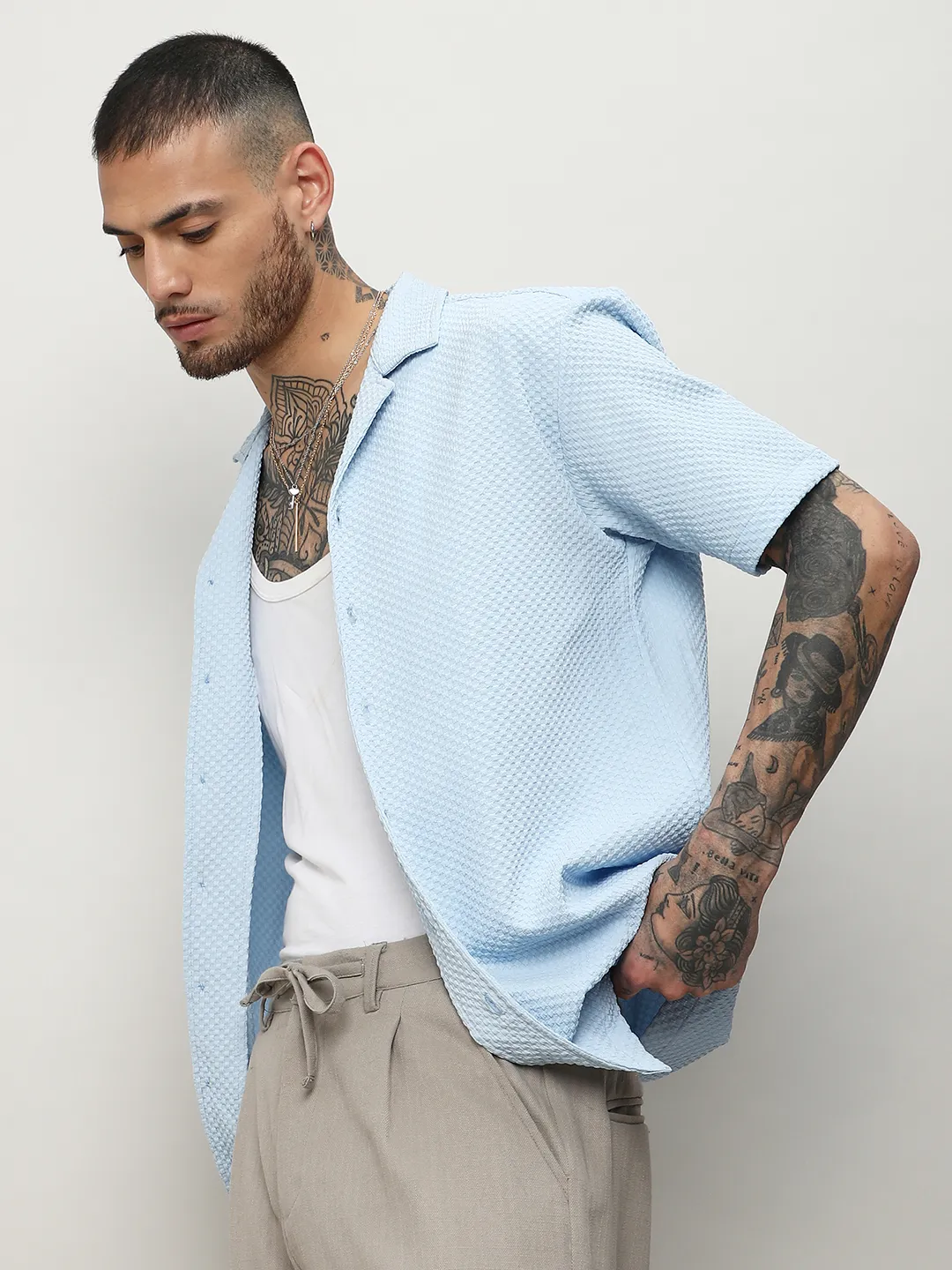 Self-Design Block Shirt - Image 3
