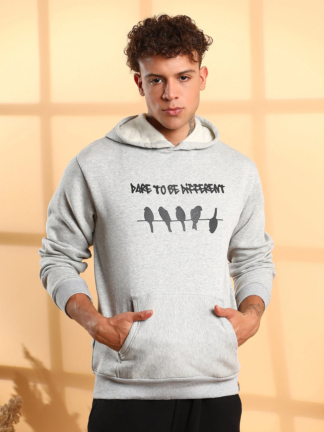 Dare To Be Different Hoodie With Kangaroo Pocket - Image 2