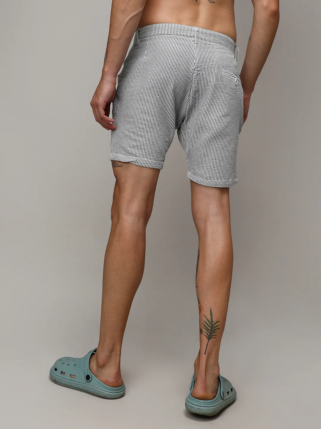 Seersucker Stripe Shorts - Image 4