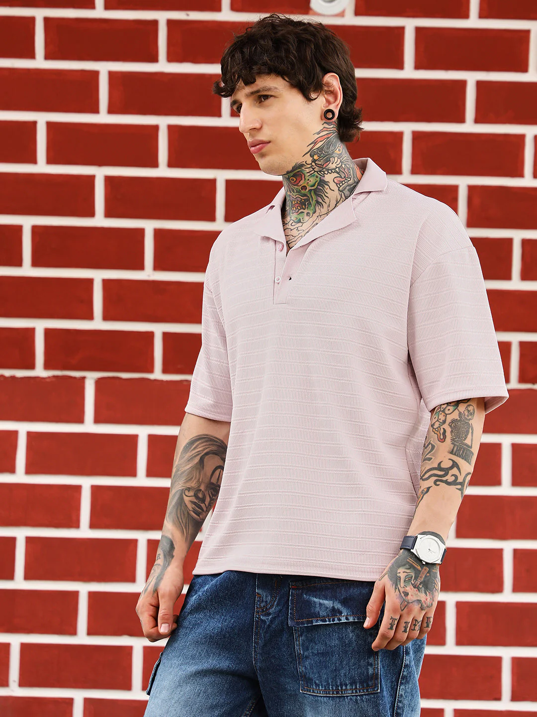 Coil-Tactile Cuban Polo T-Shirt - Image 3
