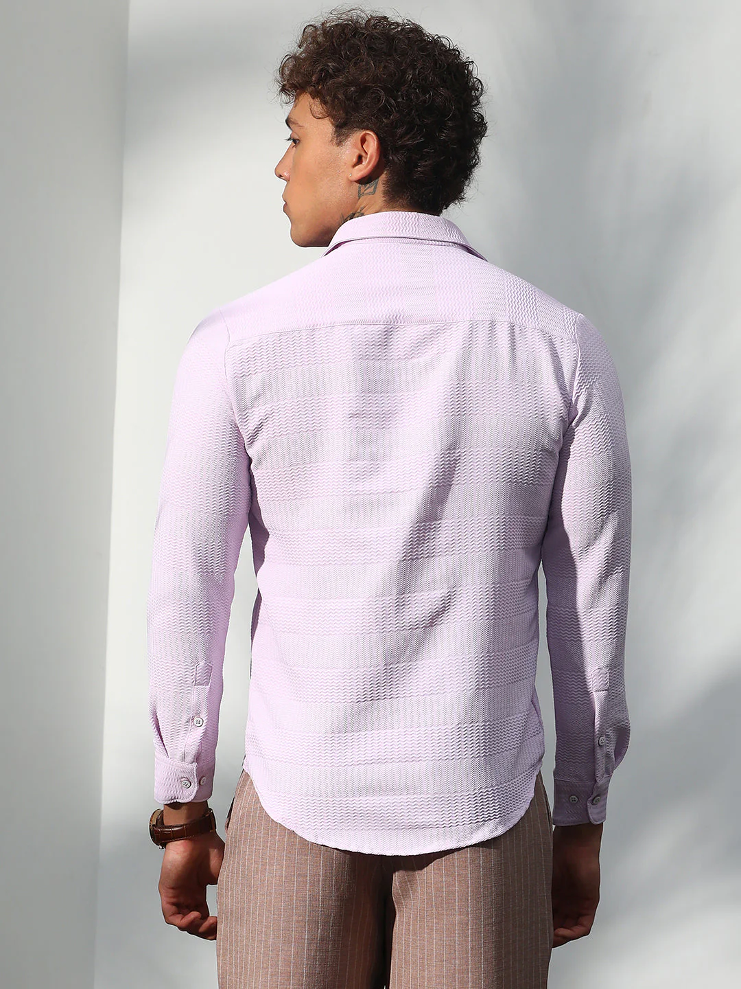 Chevron-Textured Shirt - Image 4