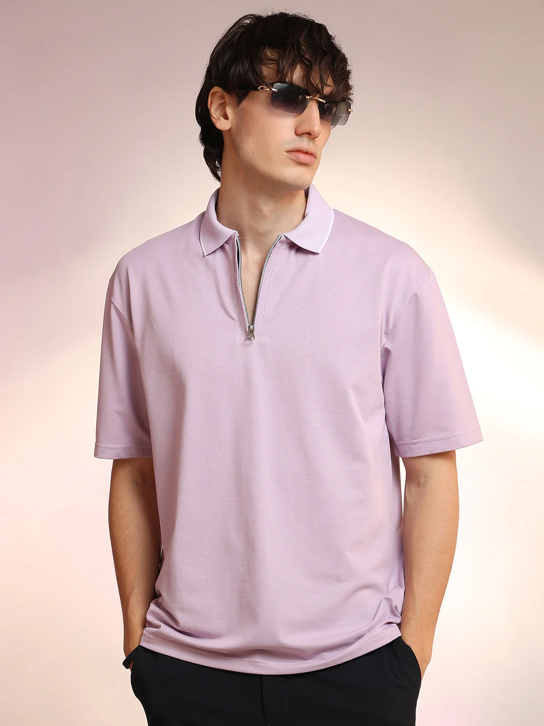 Solid Polo T-Shirt