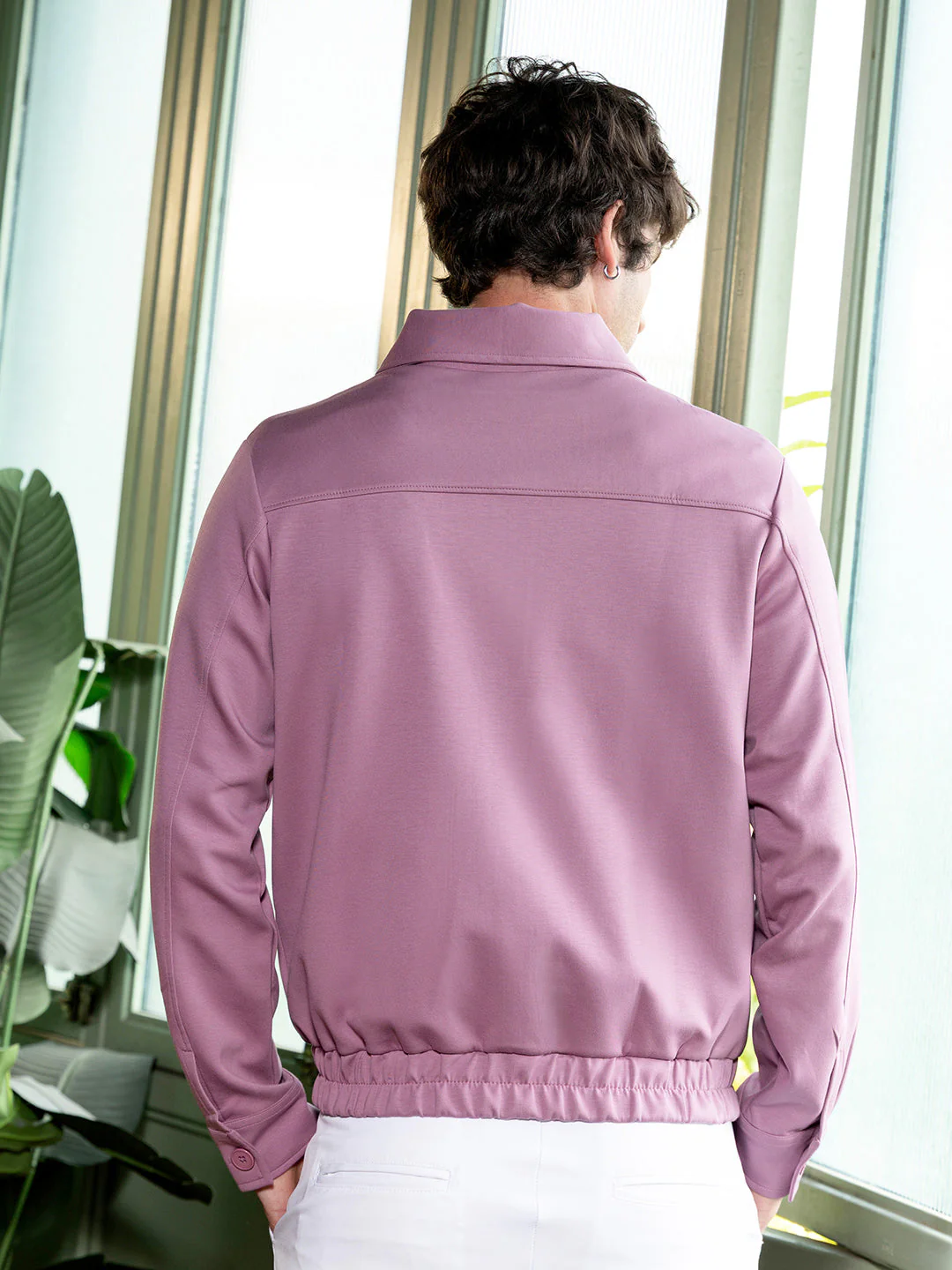 Zip-Front Knit Jacket - Image 4