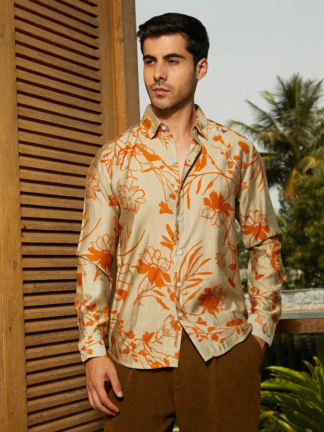Freesia-Imprint Shirt - Image 2