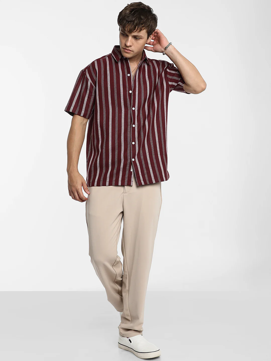Pencil Striped Shirt - Image 12
