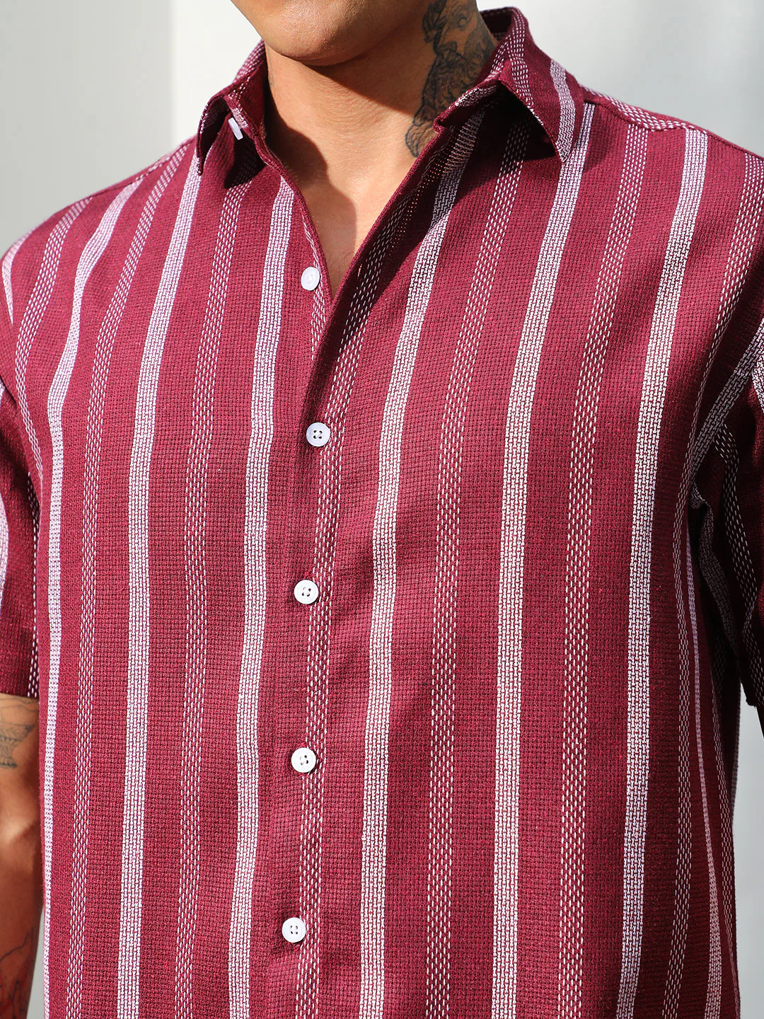 Pencil Striped Shirt - Image 7