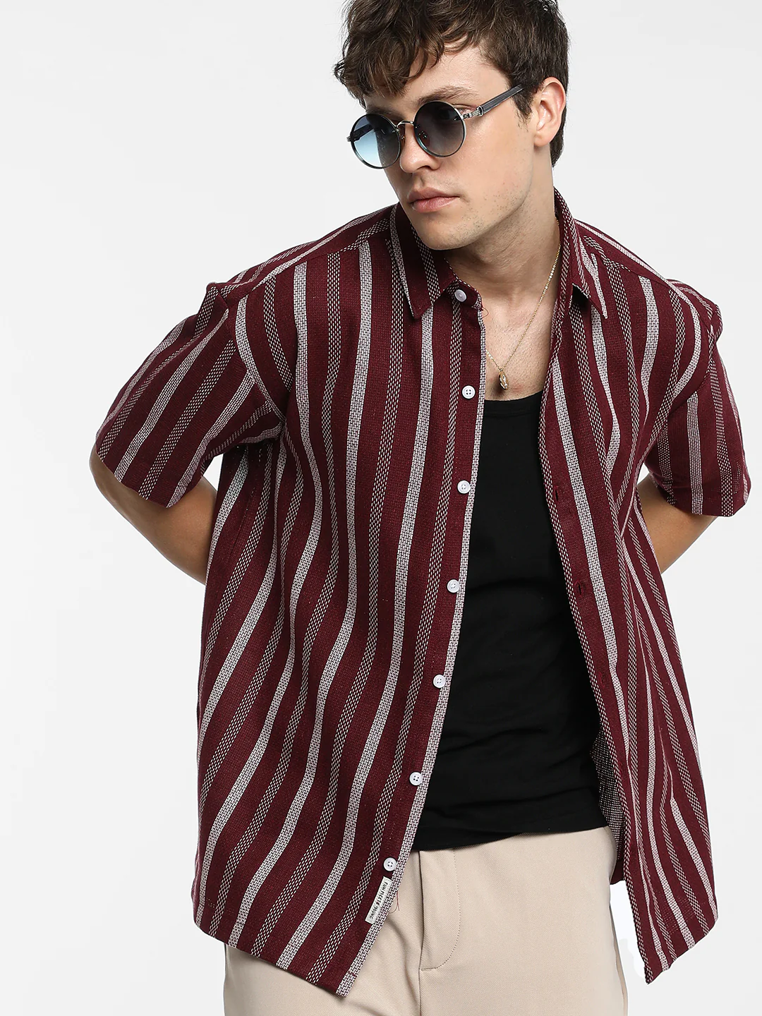 Pencil Striped Shirt - Image 8