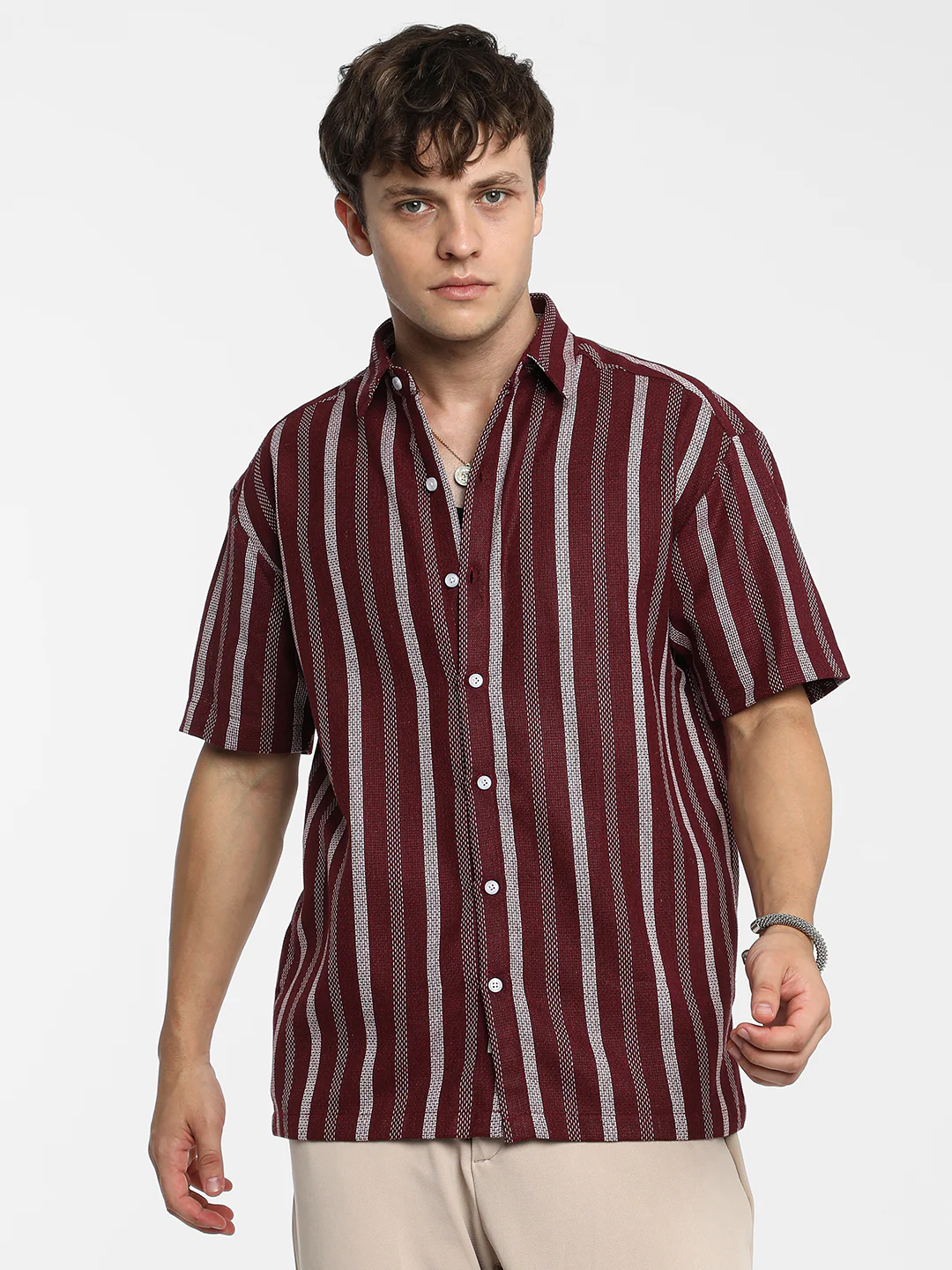 Pencil Striped Shirt - Image 9