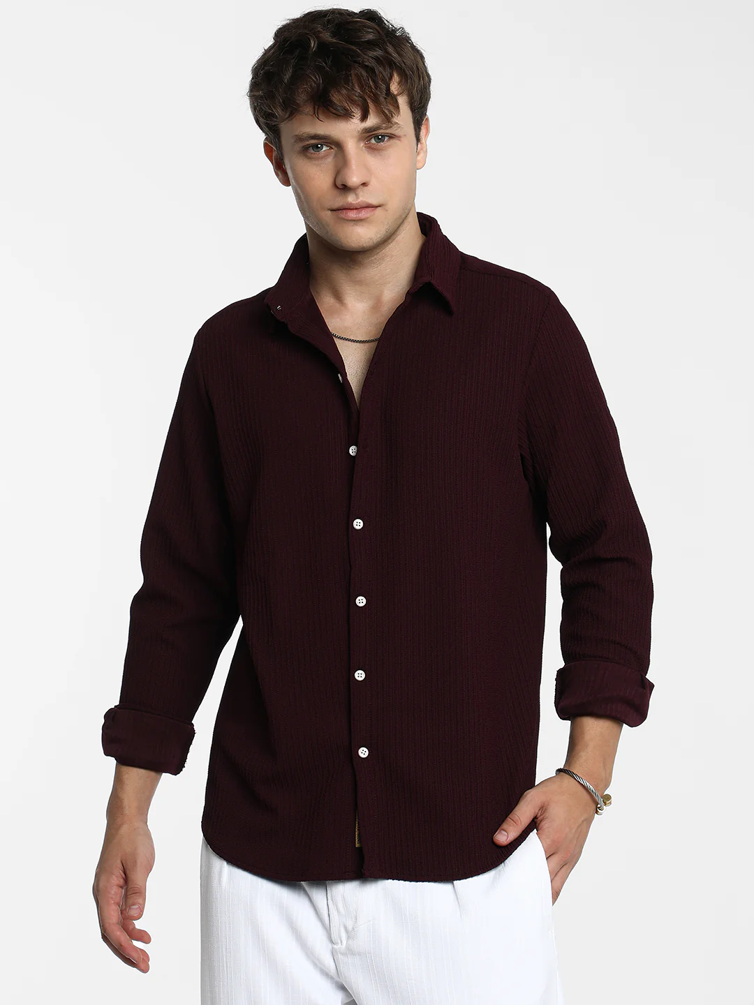 Stripe-Creased Shirt - Image 10