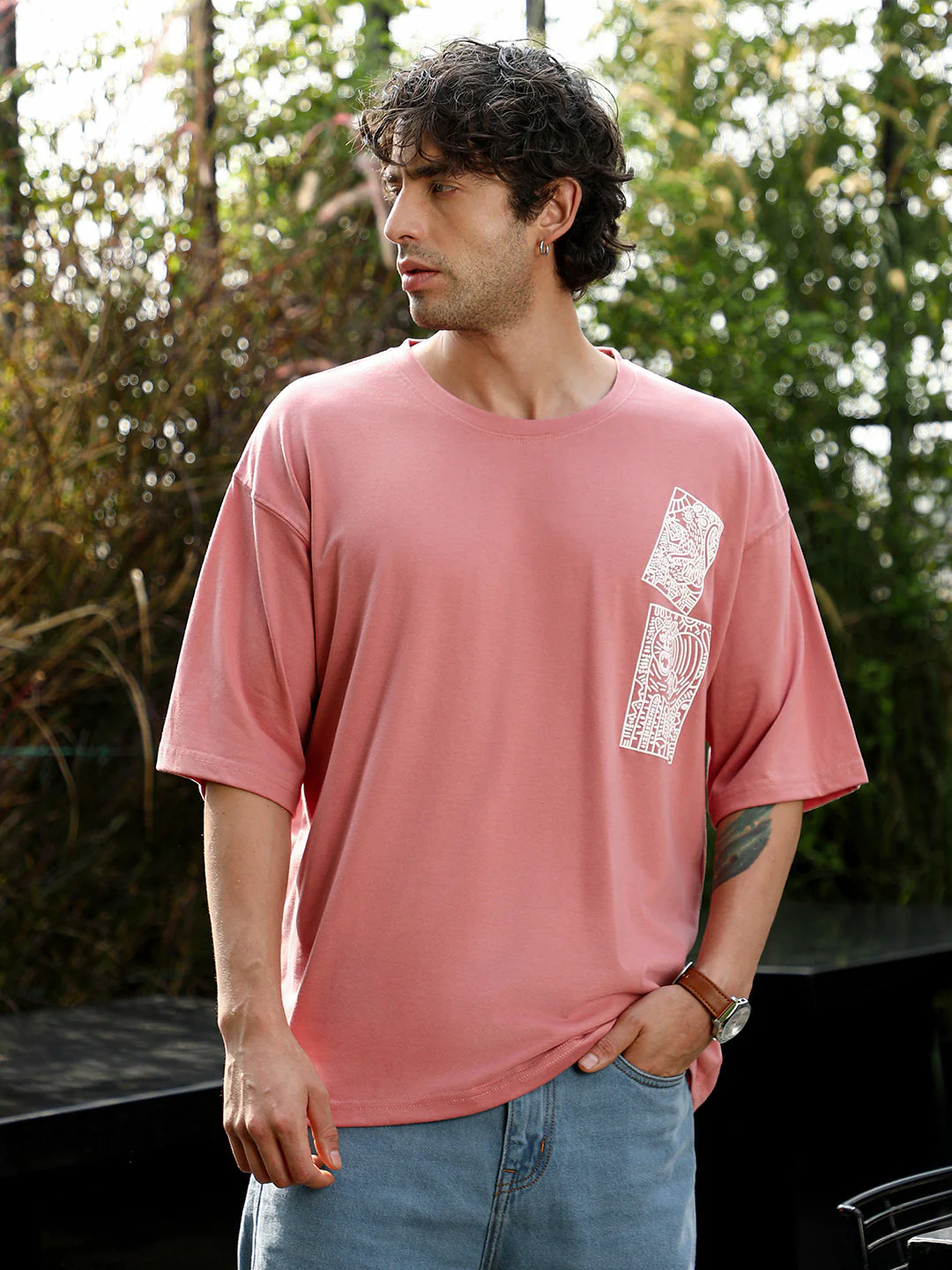 Animal-Farm Imprint Oversized T-Shirt - Image 2