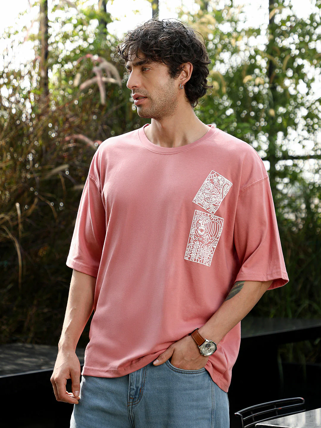 Animal-Farm Imprint Oversized T-Shirt - Image 3