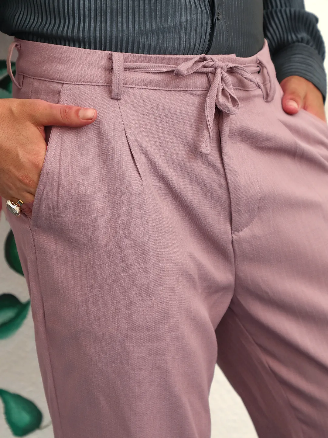Lightweight - Tailored Linen-Blend Trousers - Image 6