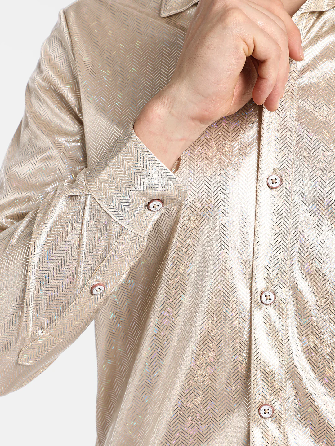 Sheen Chevron Shirt - Image 15