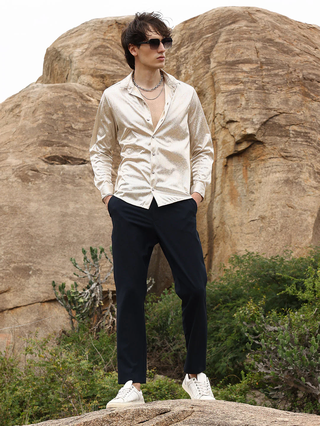 Sheen Chevron Shirt - Image 6