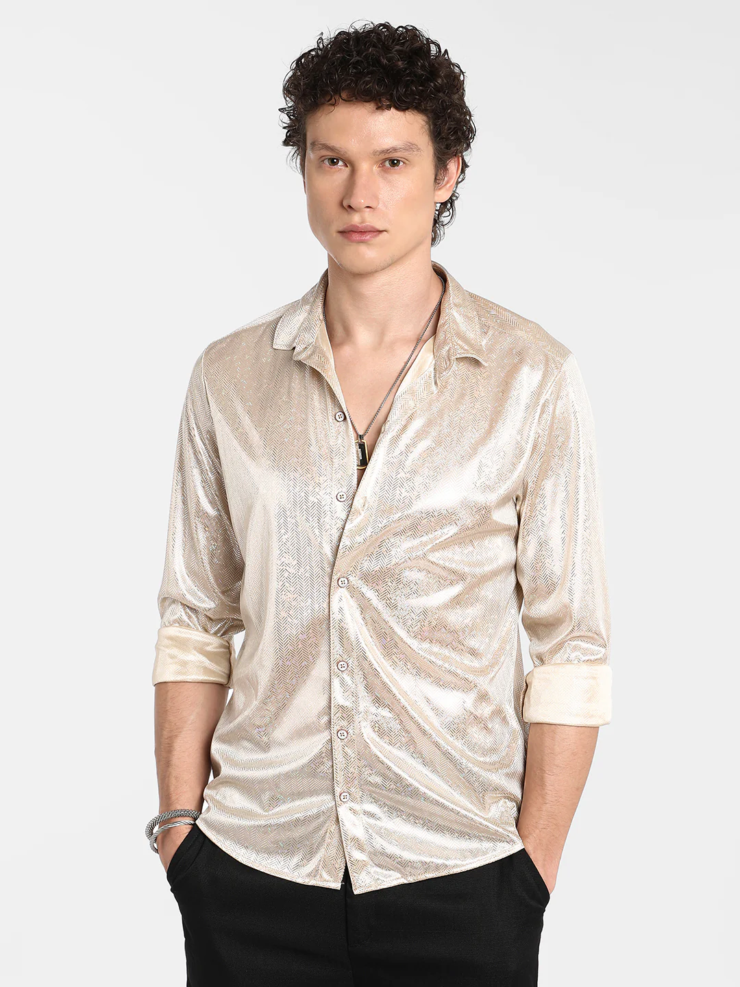 Sheen Chevron Shirt - Image 9