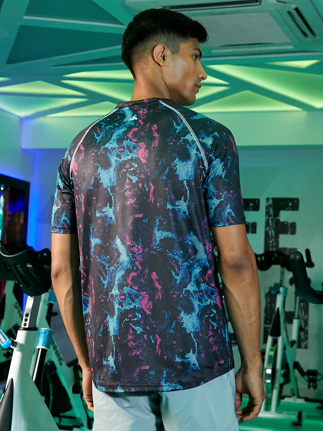 Abstract Activewear T-Shirt - Image 4
