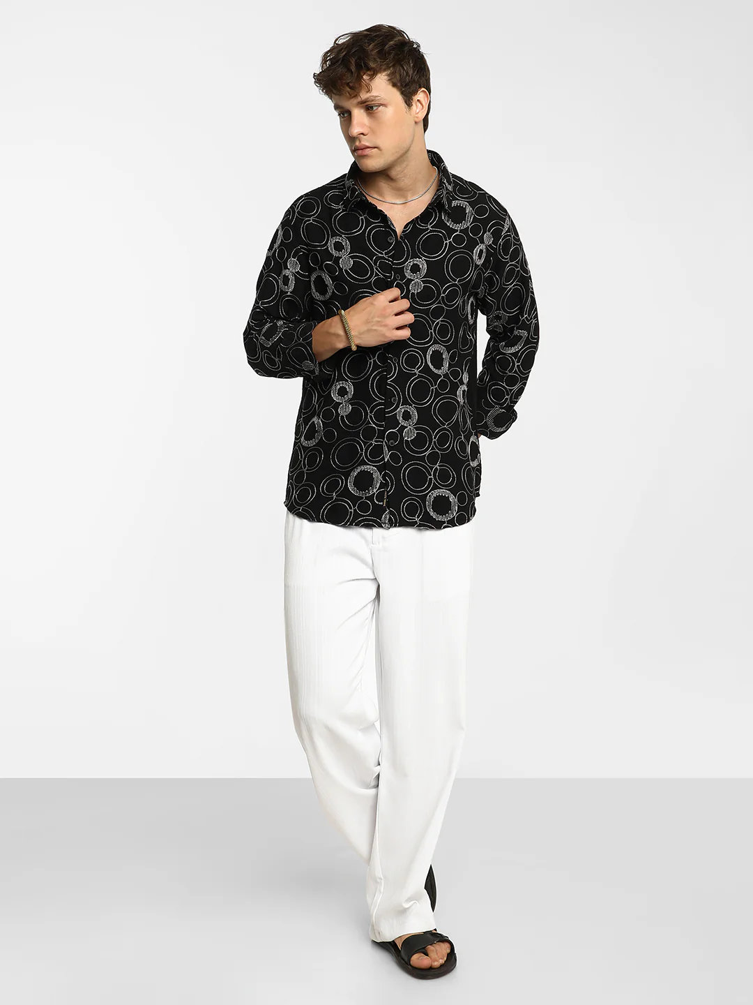 Circular-Lined Shirt - Image 13