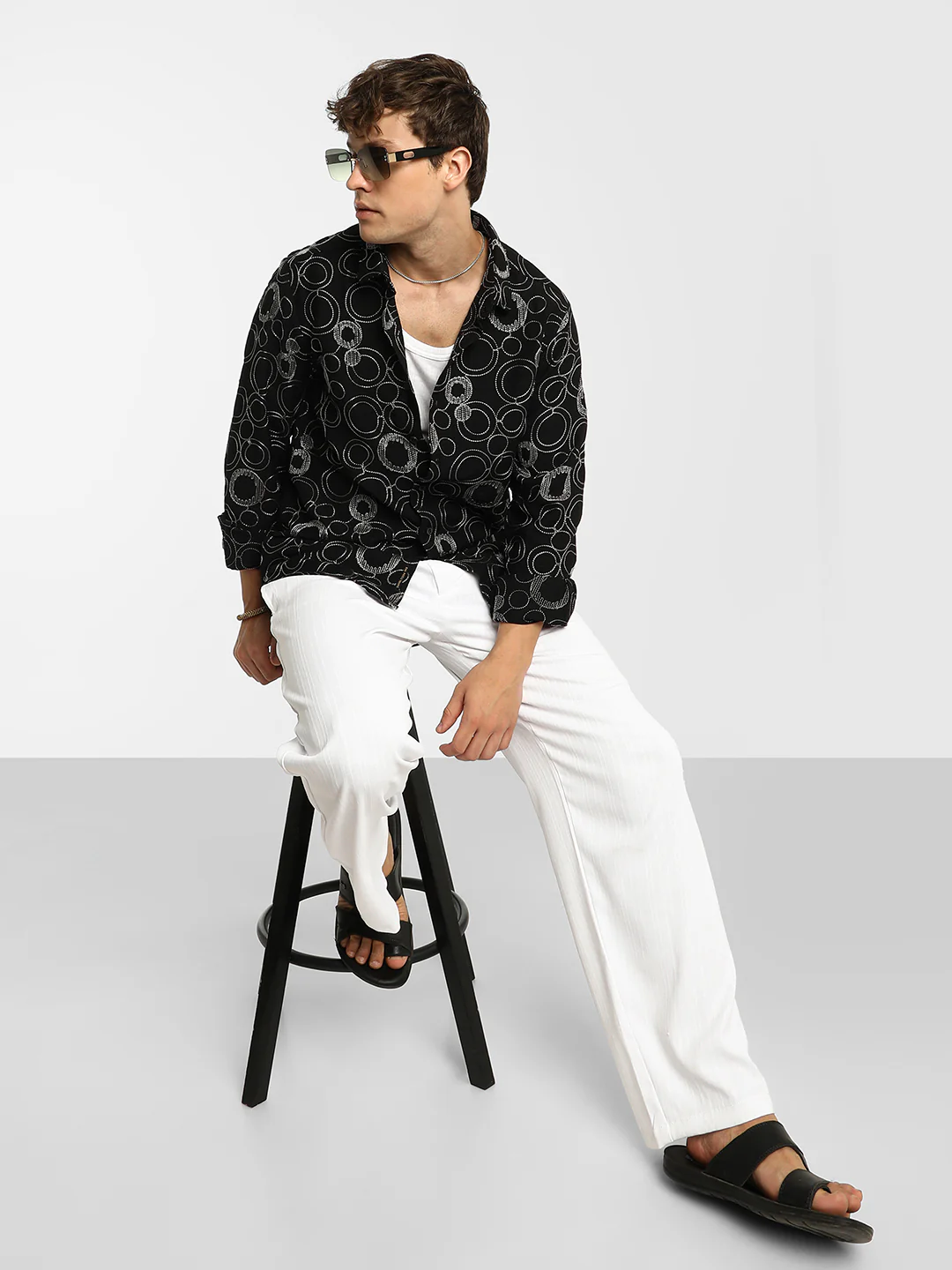 Circular-Lined Shirt - Image 14