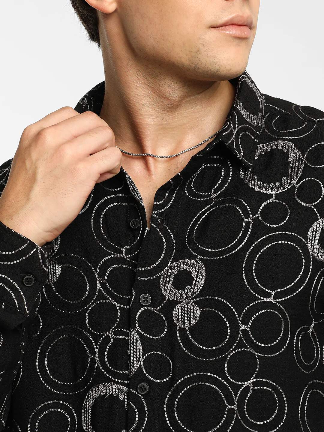 Circular-Lined Shirt - Image 15
