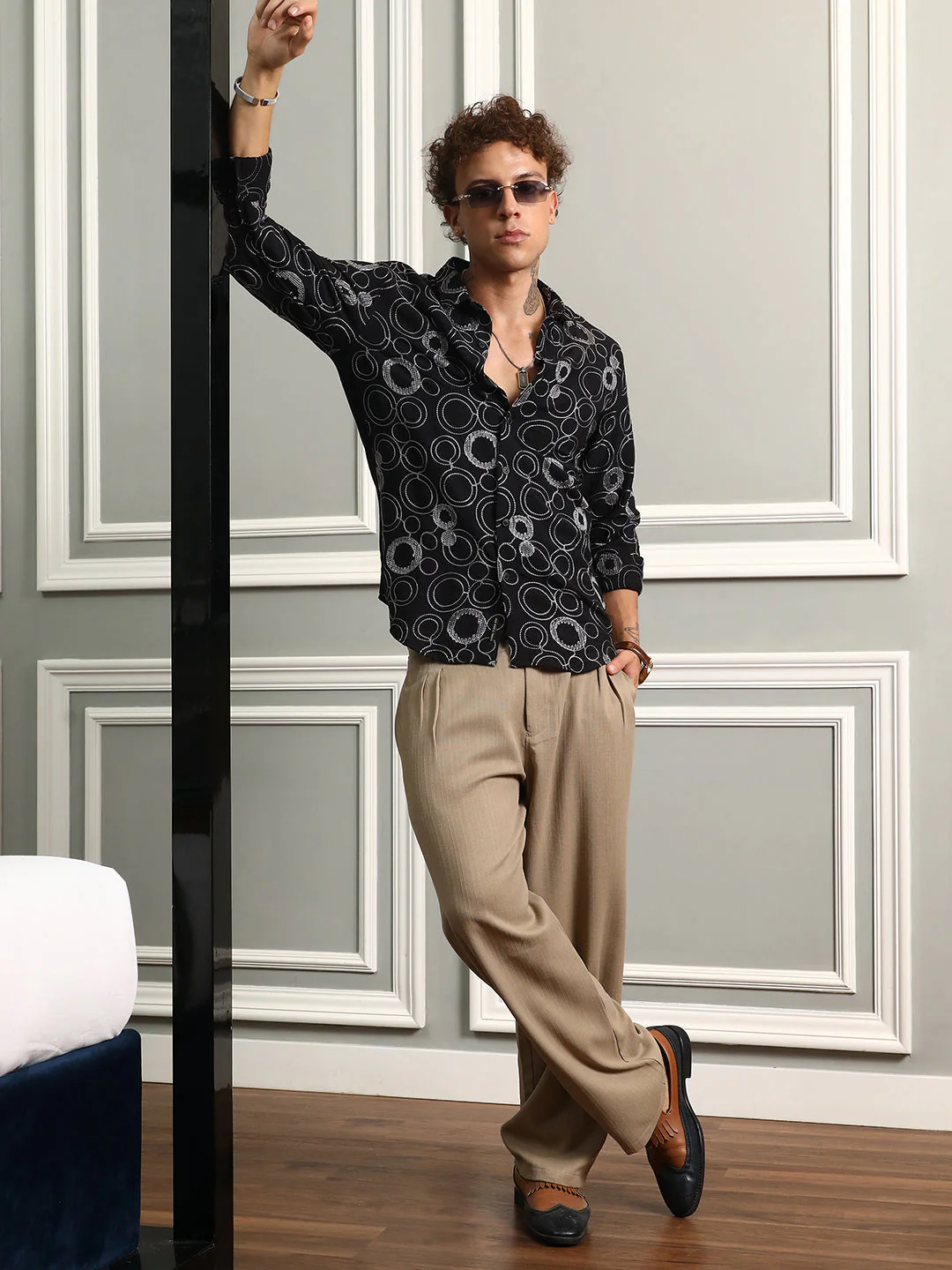 Circular-Lined Shirt - Image 6