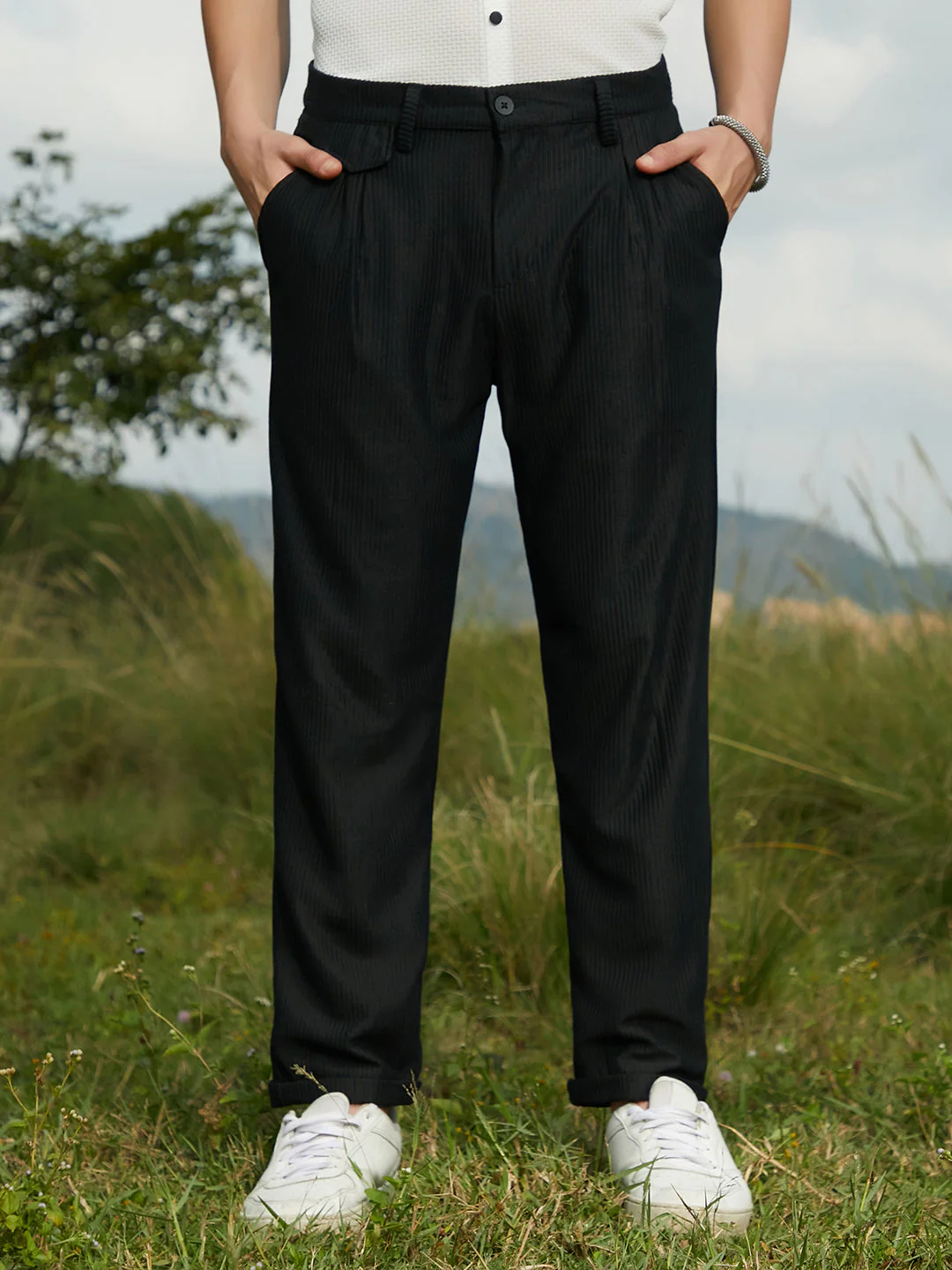 Corduroy Tailored Trousers - Image 2