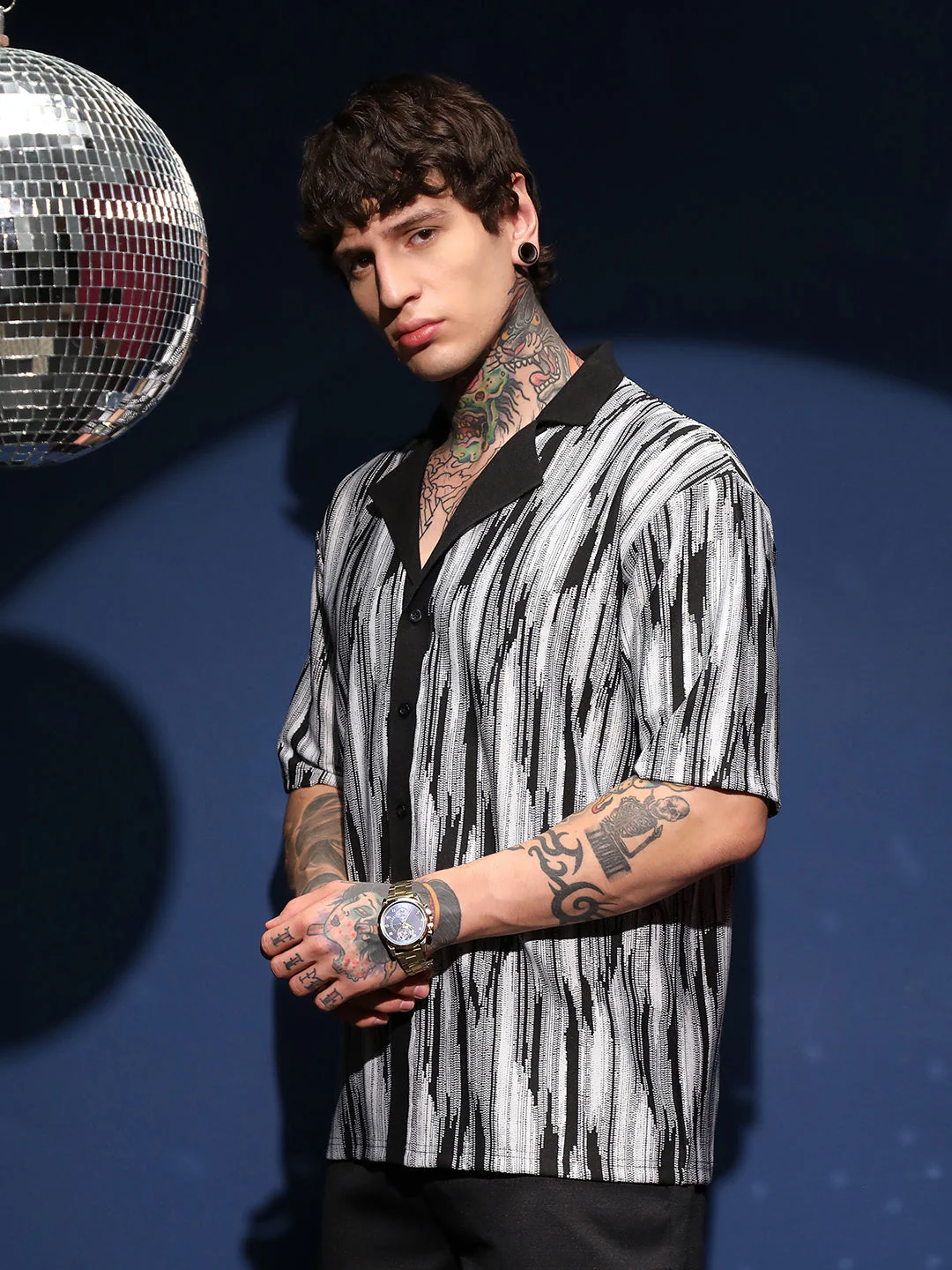 Fade Cuban Polo Shirt - Image 3