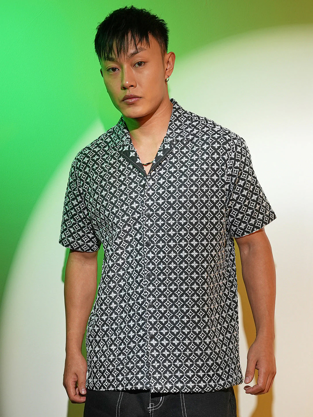 Flora-Embroidered Shirt - Image 2