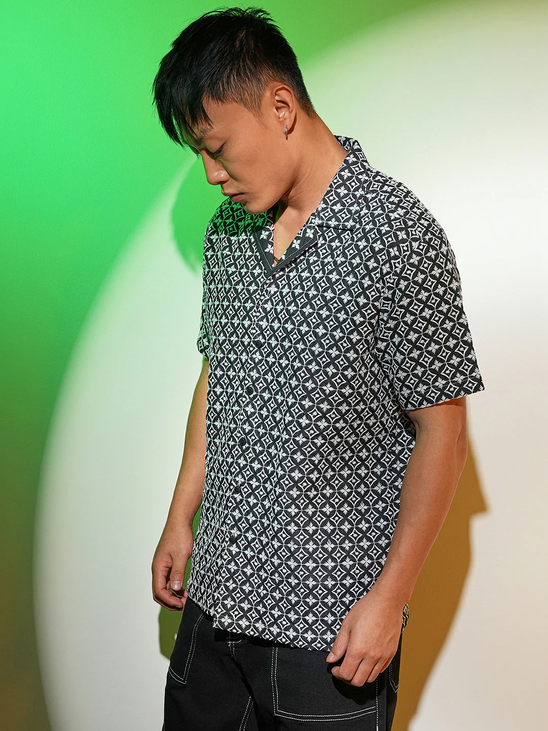 Flora-Embroidered Shirt - Image 3