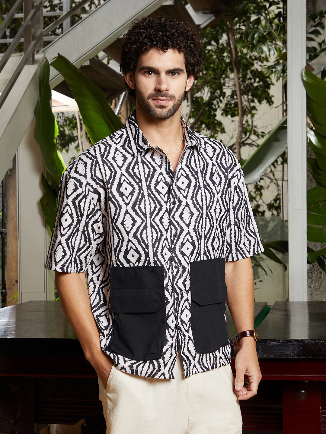 Indie-Utility Oversized Shirt - Image 3