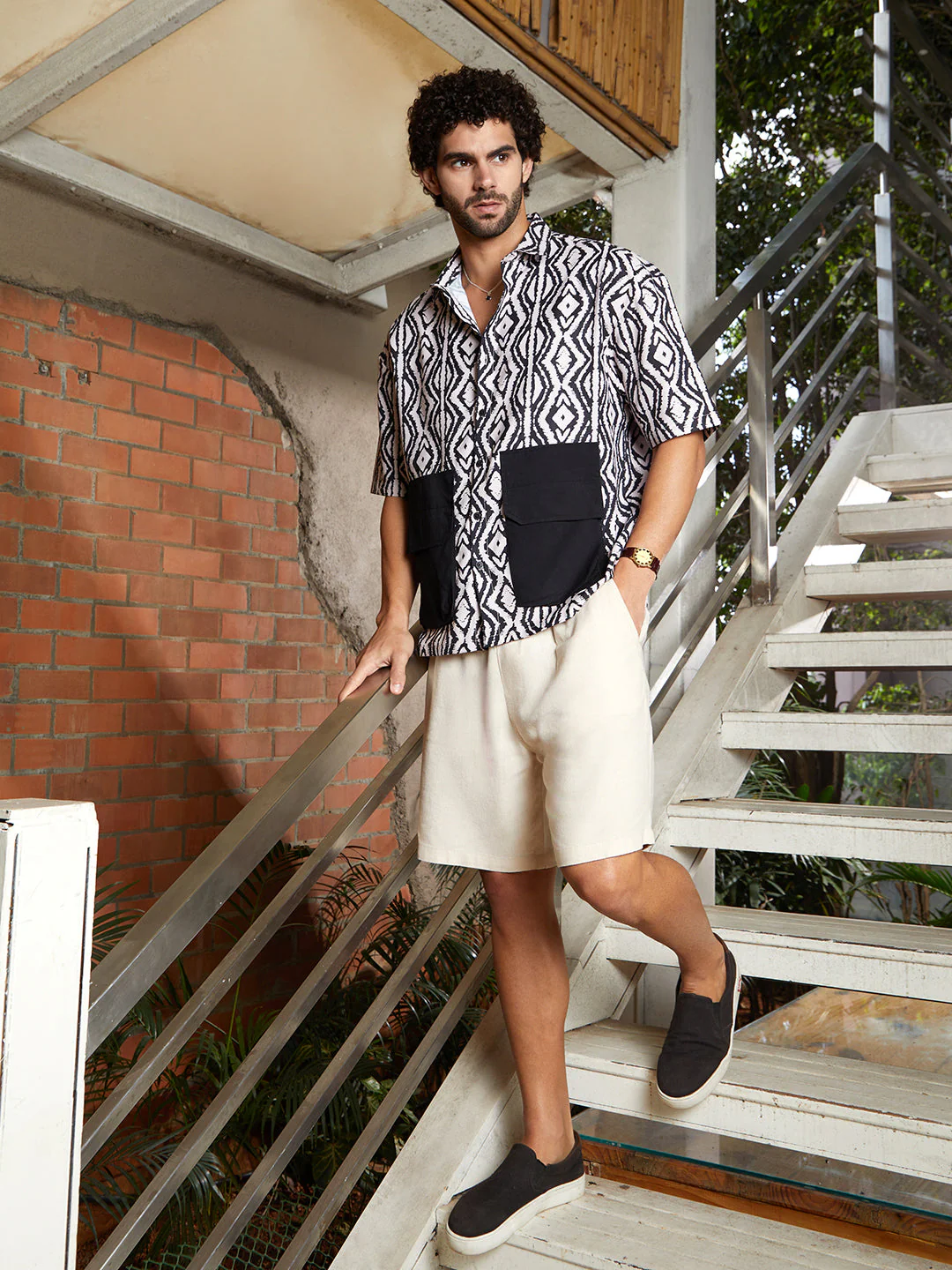 Indie-Utility Oversized Shirt - Image 6
