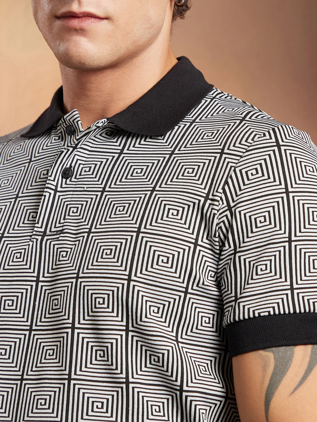 Optical-Illusion Polo T-Shirt - Image 14