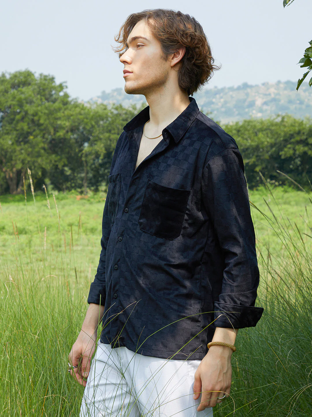 Cubic Velvet Utility Shacket - Image 3