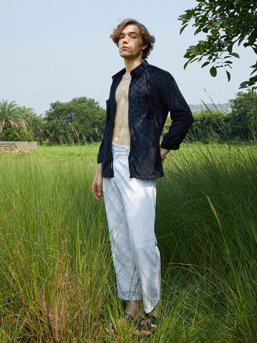 Cubic Velvet Utility Shacket - Image 6