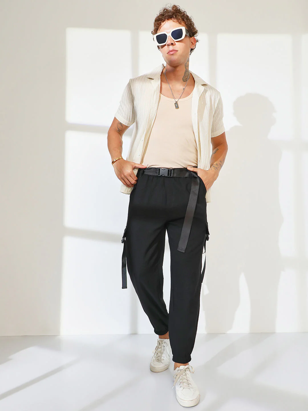 Lightweight - Cuffed Utility Trousers - Image 6