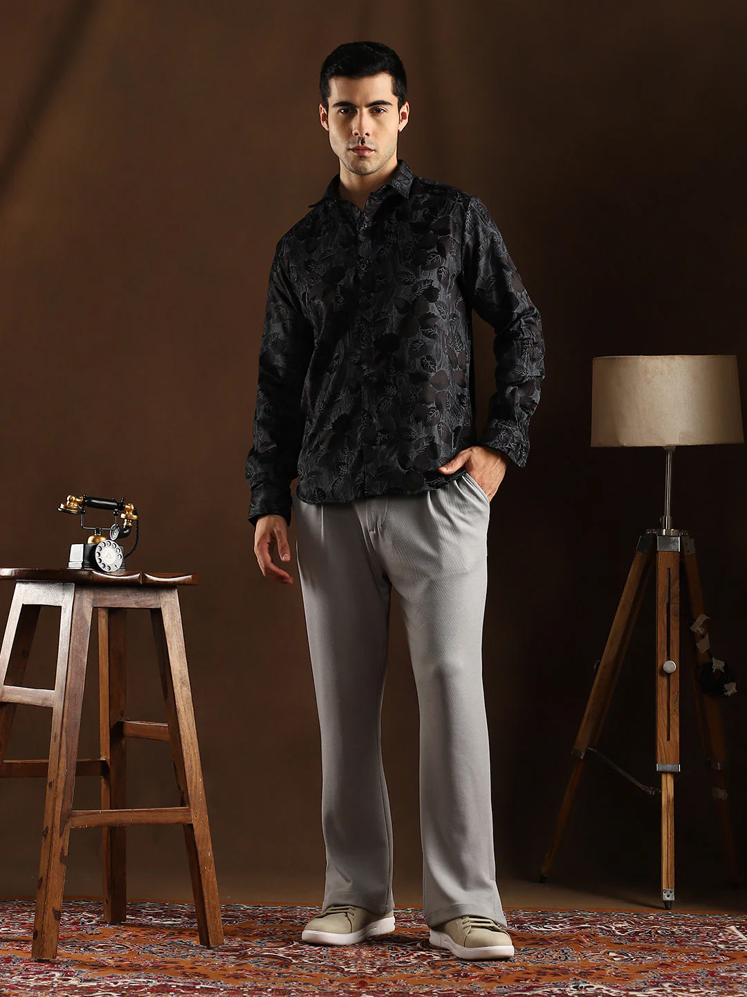 Foliage-Jaquard Shirt - Image 5